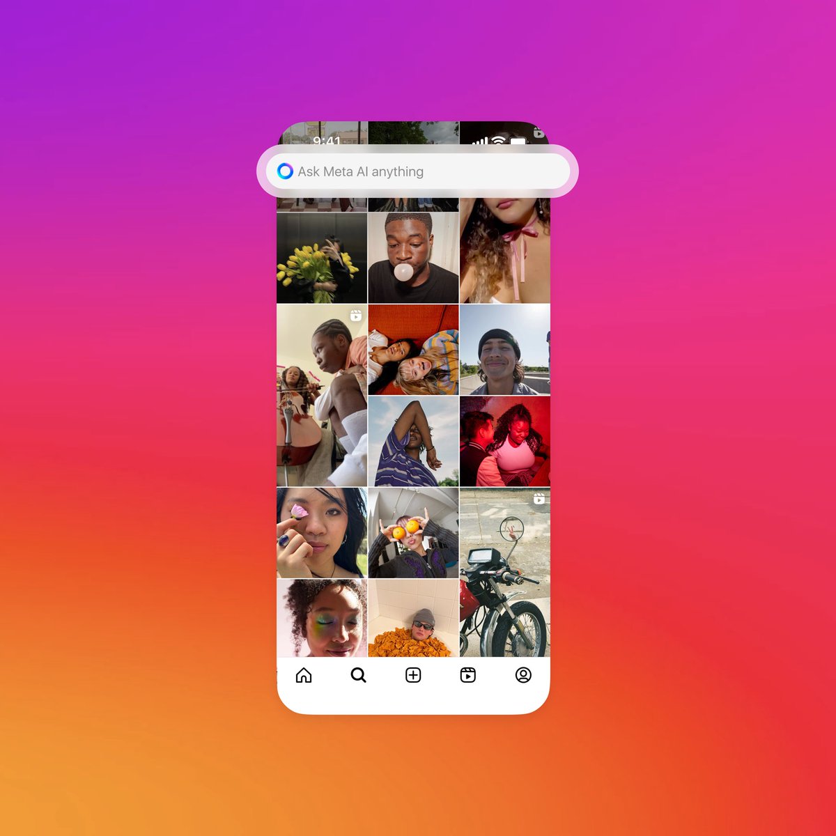 Get more things done faster with Meta AI, a virtual assistant you can use within Instagram 💥 Find it at the top of your DM inbox or in the search bar on Explore (look out for the blue circle icon) and start asking it for tips to plan dinner, study for a test, organize a trip