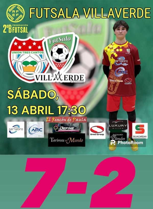 Unión Tres Cantos 7 – Futsala Villaverde 2: dura derrota Crónica del partido en: buff.ly/4aXNuJl
