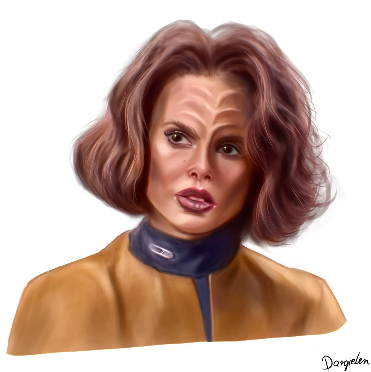 Lieutenant B'Elanna Torres #belannatorres #StarTrek #portrait #digitalart #startrekvoyager #Fanart