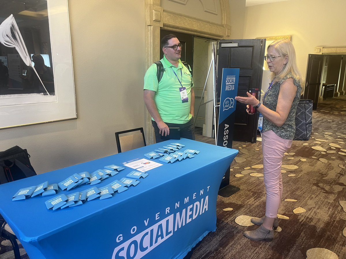 AndrewJBelanger's tweet photo. Thanks to everyone who stopped by & helped staff the @GovernmentSM’s GSM Professional Association booth at #GSMCON2024! If we missed you, you can find more info on joining via the handout in your conference bag & by visiting https://t.co/puX0htSglW. #TogetherGSM https://t.co/b5ktRWhBoB