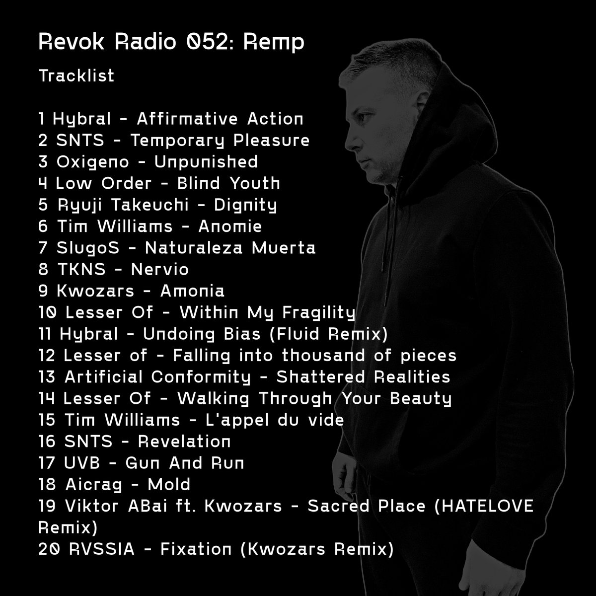 REMP DJ SET ⛓️🔥☠️

REVOK RADIO E52
rvk.to/rr52 🎧

#hardtechno #darktechno #technomusic #industrialtechno #technolovers #technoparty #djmix #djset #djproducer #darkravers #rave #ravelife #revokradio #revokrecords