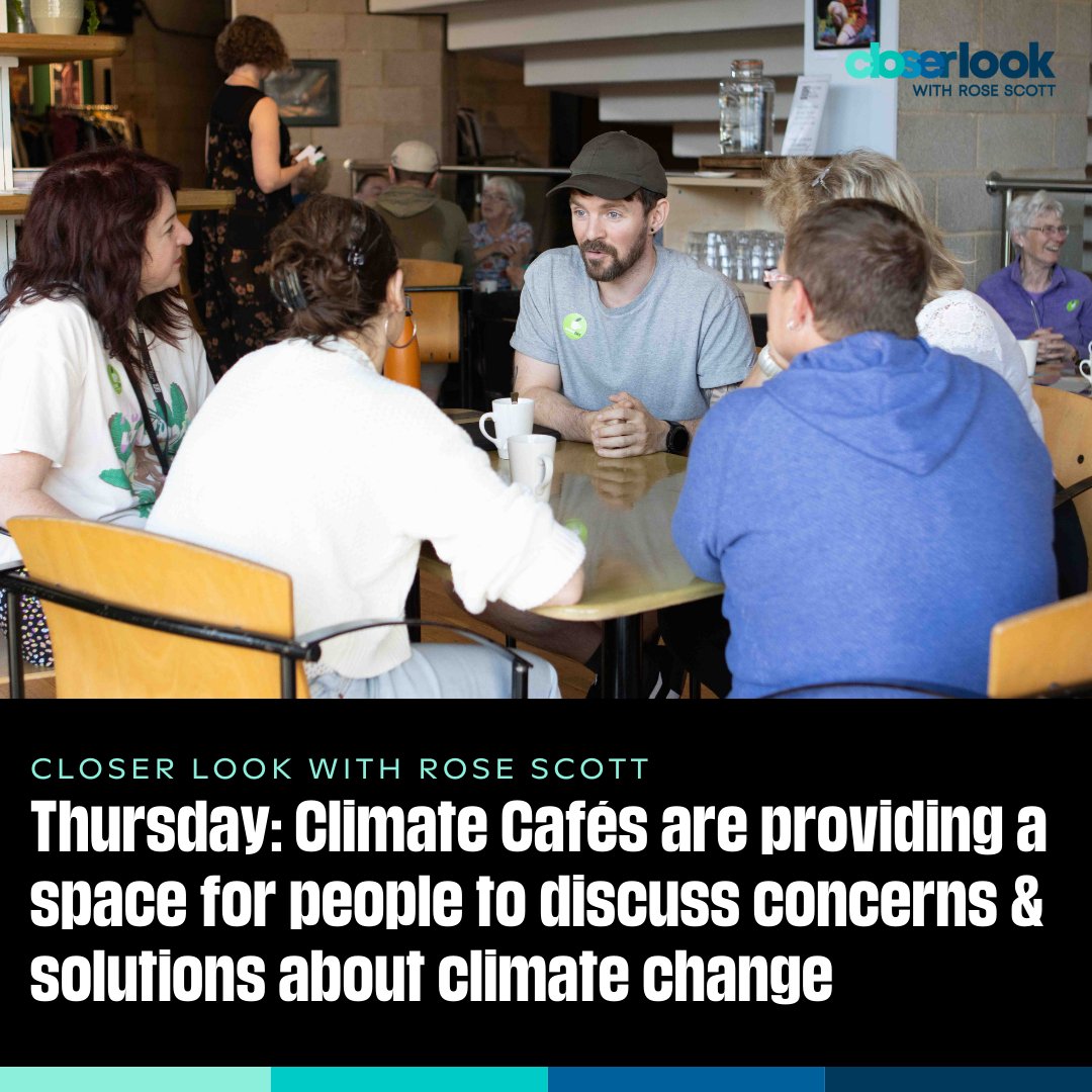 On today's #CloserLookWABE with @WABERoseScott: We highlight @TheClimateCafes, where people around the world are gathering to discuss solutions to #climatechange. Listen at 1pm & 7pm on @WABENews & WABE.org