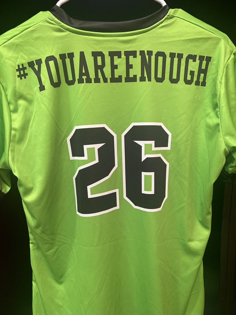 Sneak peek at our jersey for next week’s Kick Out The Stigma match! Come support this great cause!

4/26/24
Prairie High School
John Wall Field
6:15

#youareenough