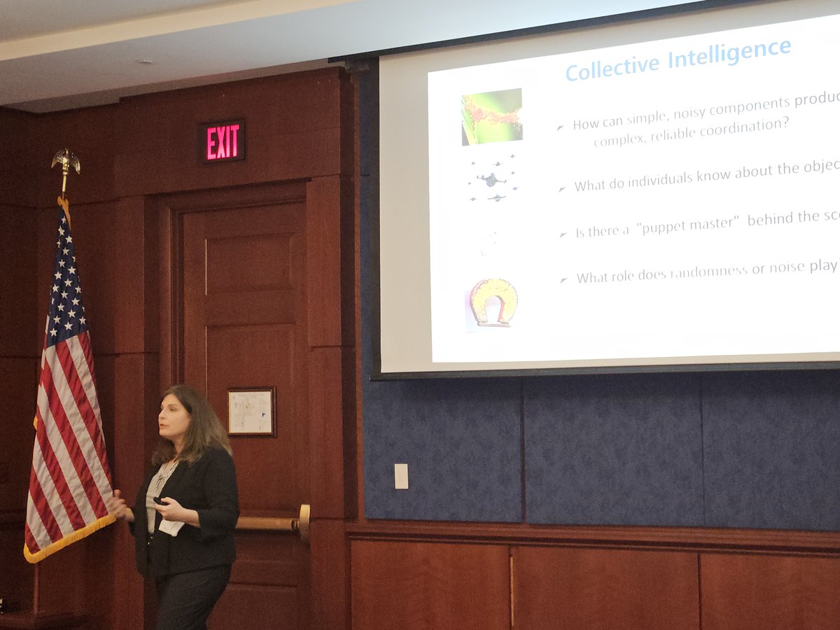 Congressional Briefing on Cap. Hill today hosted by AMS & @mathmoves feat @DataRandAlgs of GA Tech speaking on the math concept of randomness and its impact in connecting individual actions to group outcomes in collective intelligence that provide pathways to science advancements