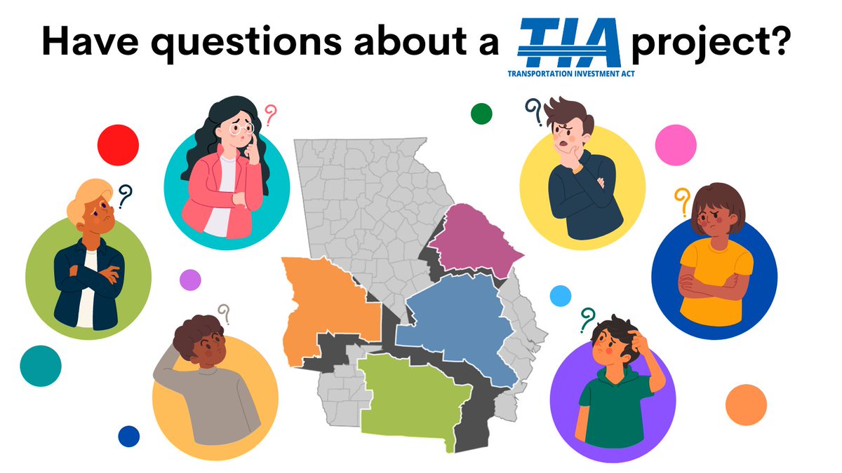 We know that TIA is a unique program (we're the only one like us in the nation!), so our staff are happy to answer your questions and resolve your concerns. Here's our contact info: ga-tia.com/Home/Staff #yourpennyyourprogress @GDOTSoutheast @GDOTWest @GDOTSW @GDOTEast