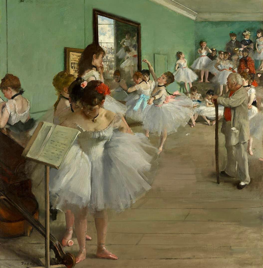 Edgar Degas, Clase de Baile, 1874