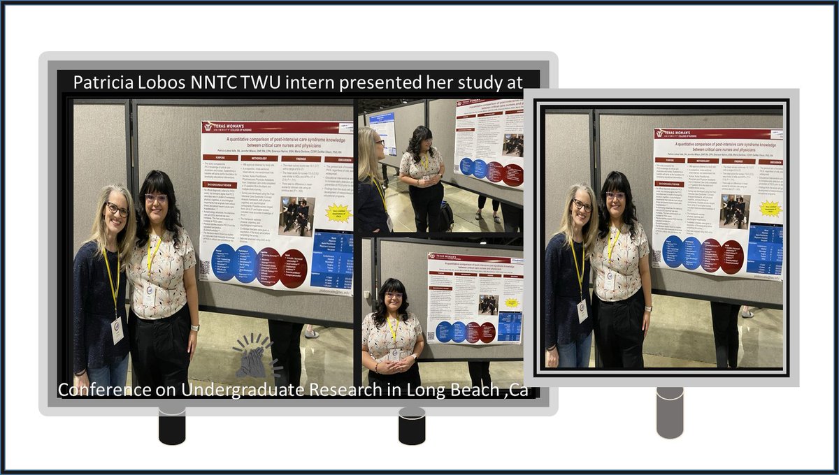 @NnrcUtsw #DaiWaiOlson #UTSWNeurology #neuronurses #neuroscience #utsenurses, Congrats Patricia Lobos presented her study 'A Quantitative Comparison of Post Intensive Care Syndrome Knowledge Between Critical Care Nurses and Physicians? 'at NCUR Conference in Long Beach CA.