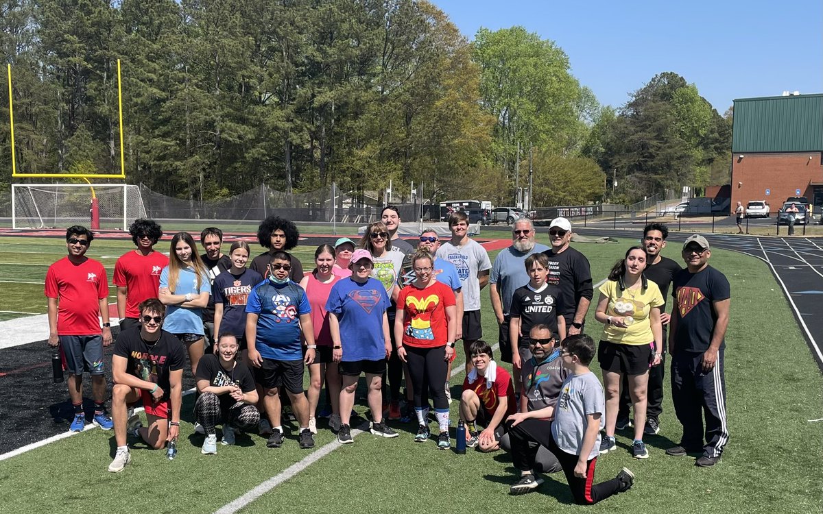 Proud of my Forsyth Co Special Olympics track/field team. Blessed to be one of their coaches …these kids work hard. We comin’ for those SHINY metals. All of em! @NFHS_FB_Recruit @NoFoFootball #specialolympics #trackandfield #cummingga