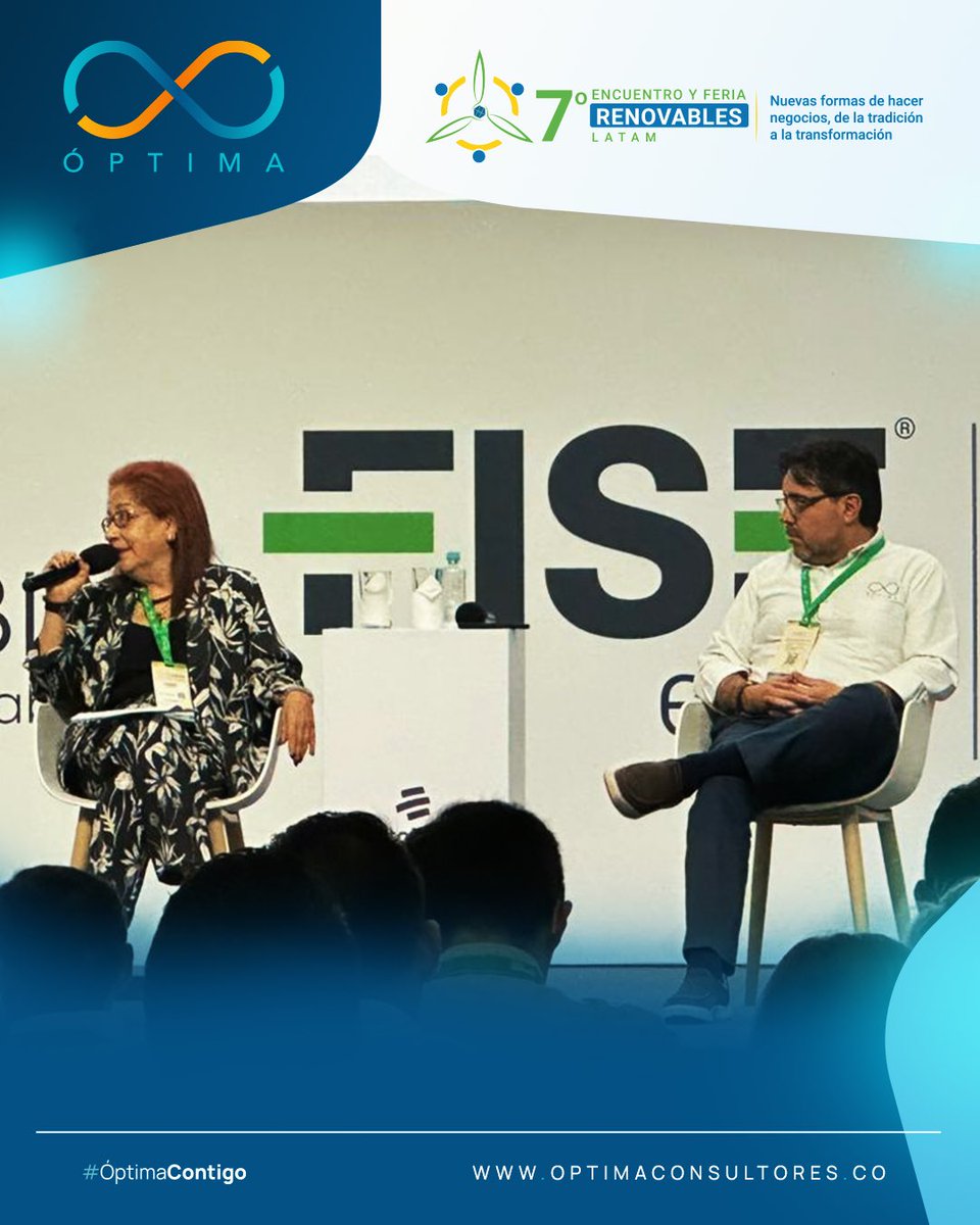 Optima_Consult's tweet photo. Desde el panel ‘Aprovechando el potencial de las energías renovables: Retos y Oportunidades’ en el 7° ENCUENTRO Y FERIA RENOVABLES LATAM, nuestro director Alejandro Lucio comparte valiosas lecciones y experiencias cómo panelista⚡️
#optimacontigo https://t.co/33lvNq5SGo