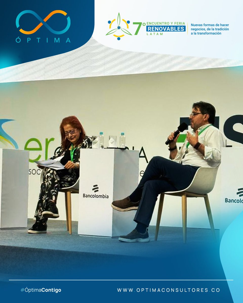 Optima_Consult's tweet photo. Desde el panel ‘Aprovechando el potencial de las energías renovables: Retos y Oportunidades’ en el 7° ENCUENTRO Y FERIA RENOVABLES LATAM, nuestro director Alejandro Lucio comparte valiosas lecciones y experiencias cómo panelista⚡️
#optimacontigo https://t.co/33lvNq5SGo