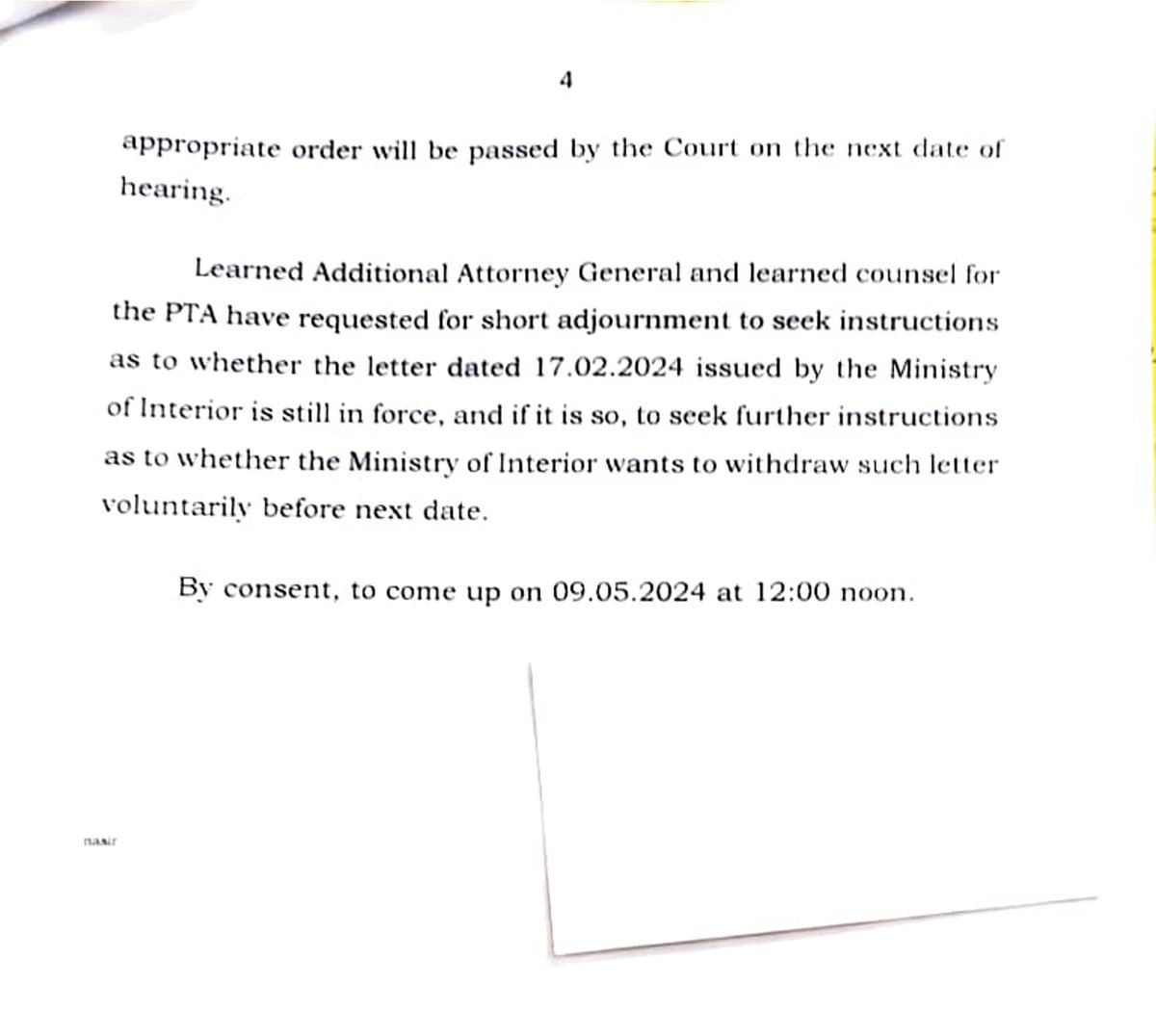 Order of the Hon' Sindh High Court in our petitions challenging the repeated internet shutdown and continued ban on X. As per the Court it has not seen any evidence on record to support the ban placed on X on 17th Feb nor does the ban appear to comply with the applicable laws and