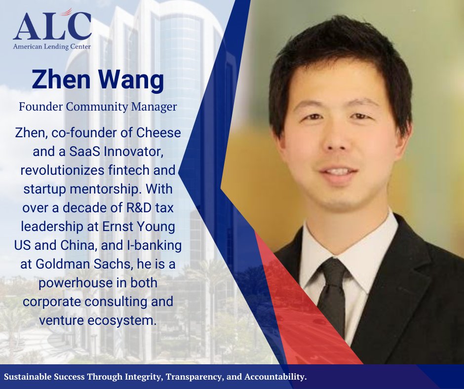 usaalc's tweet image. Join us in welcoming Zhen Wang, our distinguished moderator for the &apos;Alternative Financing for Startups and Tech Firms - SSBCI and EB-5&apos; panels at Irvine Tech Week on April 20.

🔗 Join the waitlist: lu.ma/cvrr4tok

 #ITW2024 #IrvineTechWeek #ALCModerator
