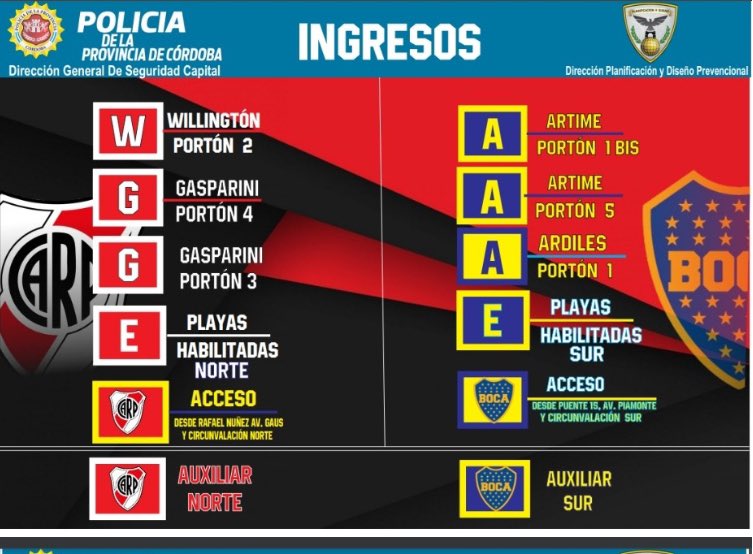 mmmagnone6's tweet photo. @somosboca770
Planos de distribución para el publico el domingo en el Kempes.
#Boca popular Artime y platea Ardiles.
Las entradas serán electronicas, con QR, y se deberán adquirir en la página deportick. Aún no se estableció dia de venta. https://t.co/E1zYQVHqcb