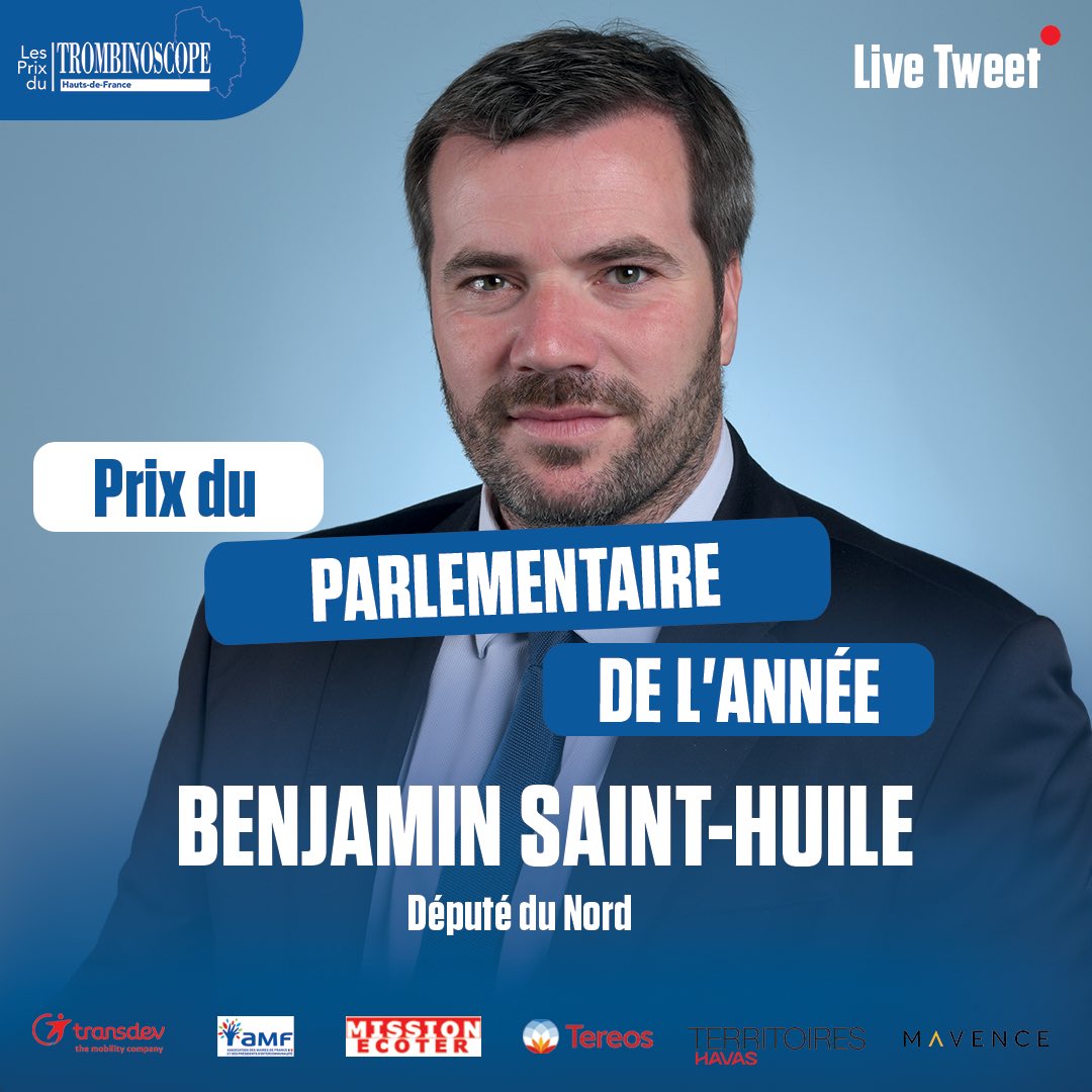 Le Trombinoscope (@letrombinoscope) on Twitter photo #Direct🔴
#Prixdesterritoires2024 #RégionHautsdeFrance
Prix du parlementaire de l’année
<a href="/BSaintHuile/">Benjamin Saint-Huile</a>
Prix remis par Arnaud Blondiau (<a href="/lobservateur59/">L'Observateur</a>)
#CeremonieduTrombinoscope #HautsdeFrance #Direct🔴
#Prixdesterritoires2024 #RégionHautsdeFrance
Prix du parlementaire de l’année
<a href="/BSaintHuile/">Benjamin Saint-Huile</a>
Prix remis par Arnaud Blondiau (<a href="/lobservateur59/">L'Observateur</a>)
#CeremonieduTrombinoscope #HautsdeFrance