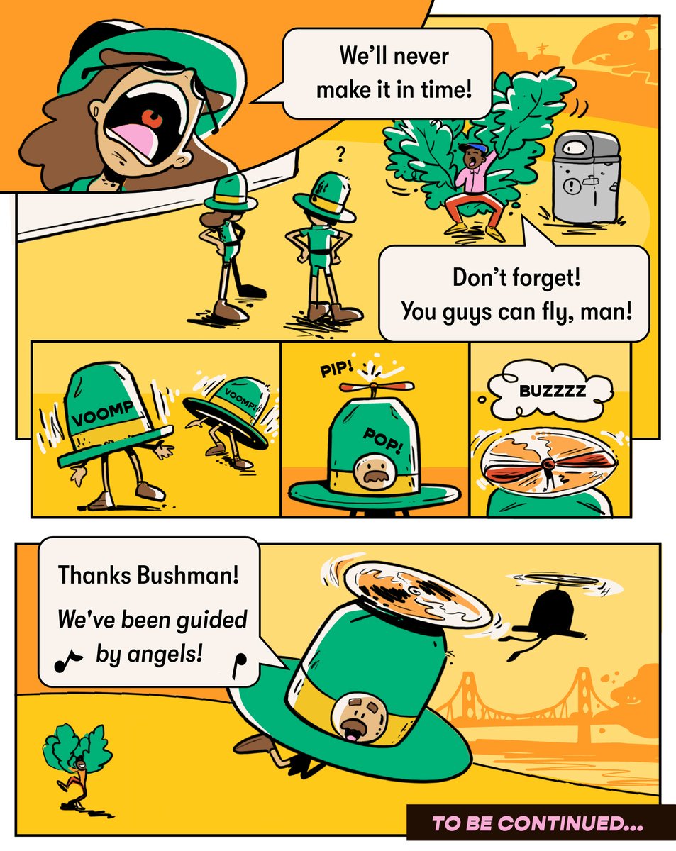 sfoutsidelands's tweet photo. introducing this year's lineup clues - comic book style! join ranger dave and ranger ruth on their dreamy adventure.

there are 3 clues in Volume 1. be sure to check the dialogue and the illustrations 👀

🎨: @andthemdesign https://t.co/brMEV20Vbz