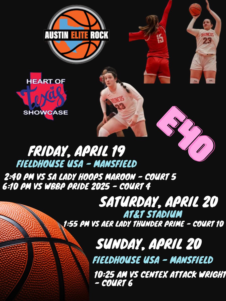 So excited to start the live period this weekend! Here is my schedule! @atxelitebball @RockNationBask1 @AGregg03