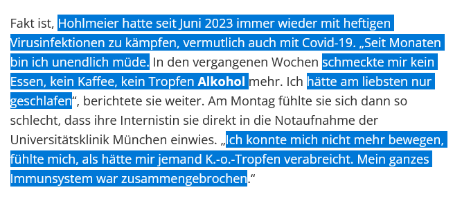 dazugeberin's tweet photo. Ich bin ja kein Experte aber die heftige Erkrankung von Monika #Hohlmeier von der #CSU klingt für mich nach #LongCovid, zumal Corona-Infektionen sogar explizit erwähnt werden.
Gute Besserung, Frau Hohlmeier.
https://t.co/TdvWtIYXre
#Hashimoto #Multiorganerkrankungen https://t.co/nj1rVHA11V
