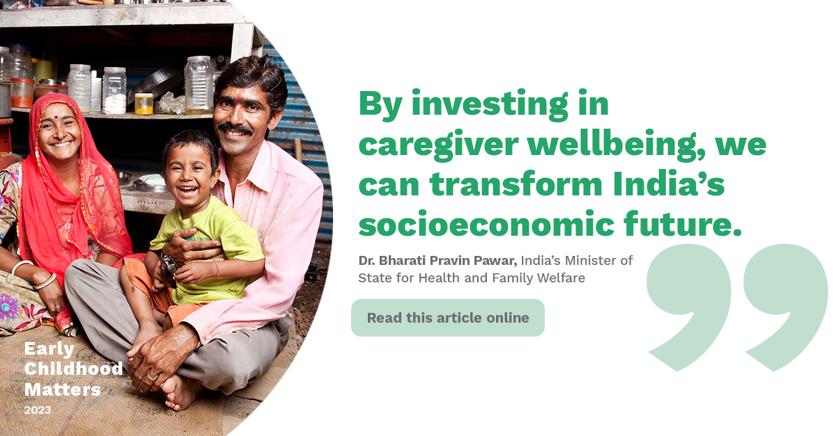 🇮🇳 Parents and caregivers are often undervalued. India wants to change that.
👉🏽In #ECM2023, <a href="/DrBharatippawar/">Dr.Bharati Pravin Pawar</a>, India’s Minister for Health and Family Welfare, tells us why and how the country is supporting caregivers. bit.ly/ECM2023-11
<a href="/MoHFW_INDIA/">Ministry of Health</a>