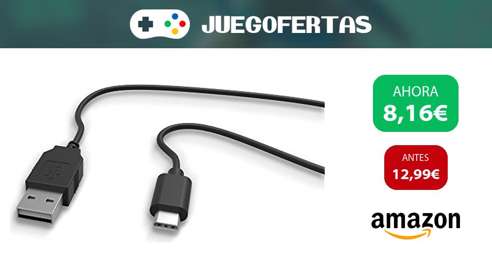 💥 CHOLLO‼️ #amazon Speedlink Stream Play & Charge Cable - para Nintendo Switch/OLED/Lite, para recargar, Negro por 8,16€ 💸 Comprar: amzn.to/3NS3rWf 🎮 Visto en t.me/juegofertas