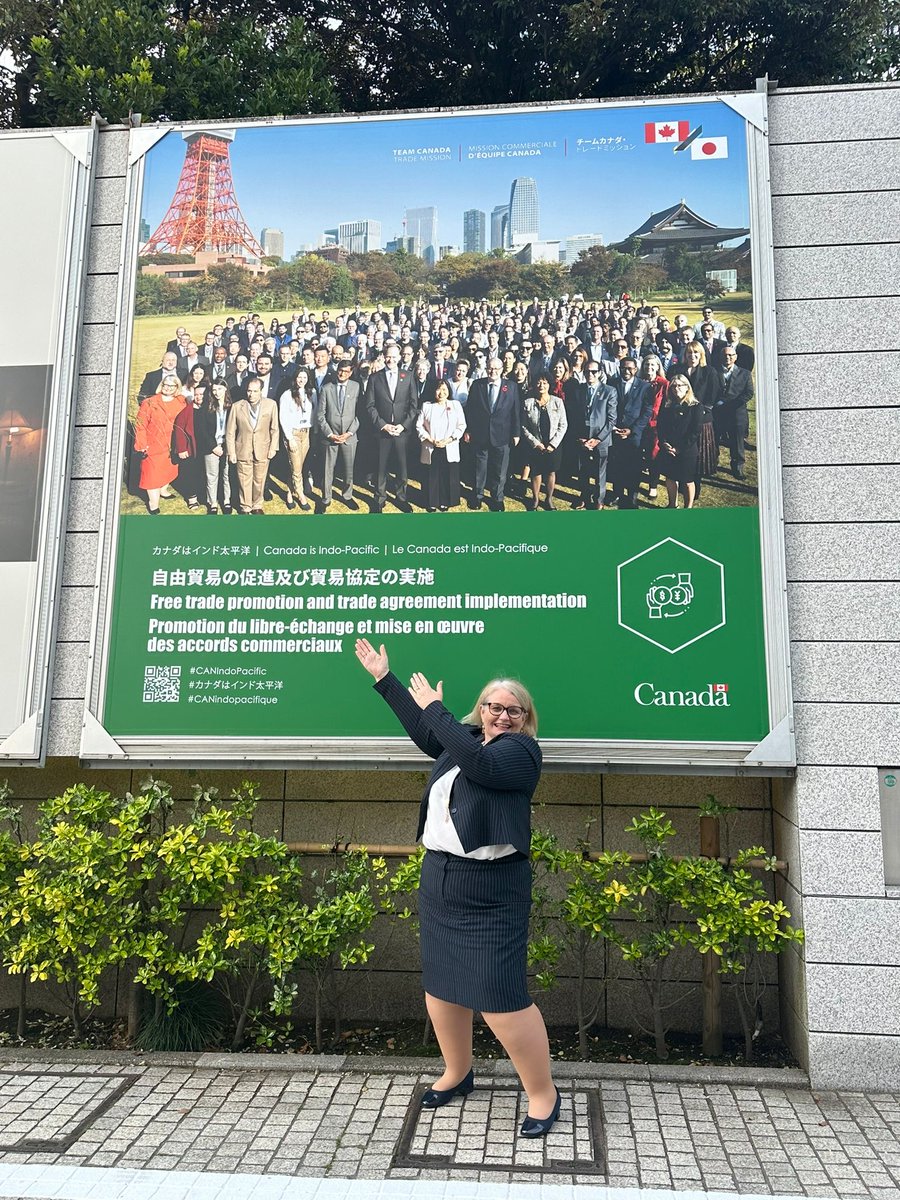 Kon'nichiwa! J'ai été ravie d'être au #Japon pour rencontrer les clients d'@ExportDevCanada et les parties prenantes. Étant l'une des plus grandes économies du monde et importants partenaires commerciaux du Canada, le Japon est une région clé pour nous dans l'#IndoPacifique.