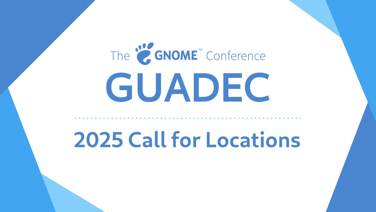 GUADEC tweet media