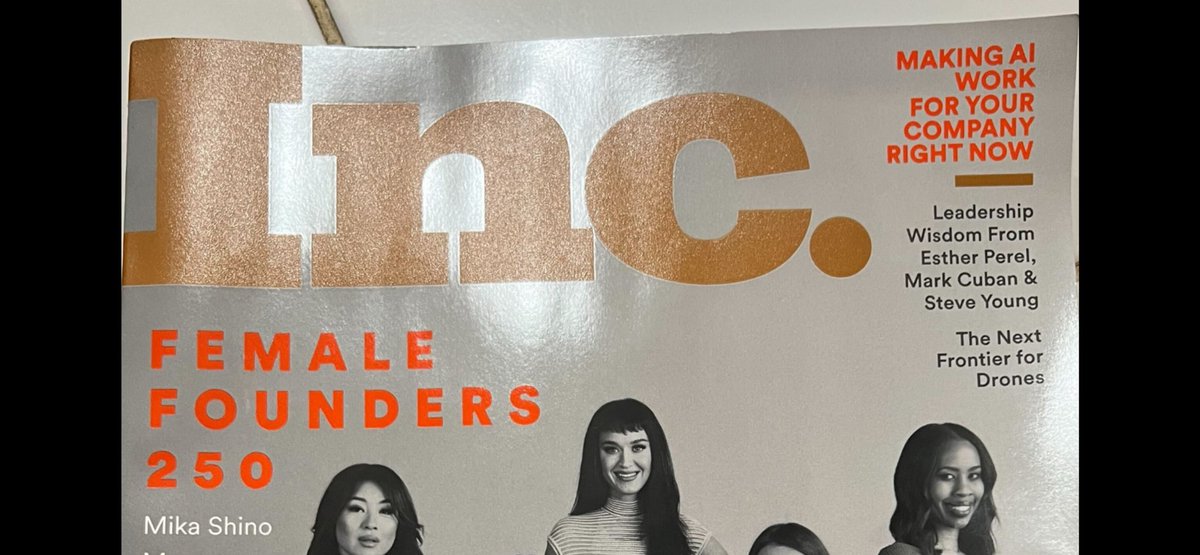 angelahood90's tweet photo. @Inc Magazine recognized me and @ThisWayGlobal for our unbiased #AI #innovations Humbled and proud to be included on this list! Who knew I’d be on a list with @ParisHilton and @scarlettjohanns. https://t.co/Op2Ny90MVm