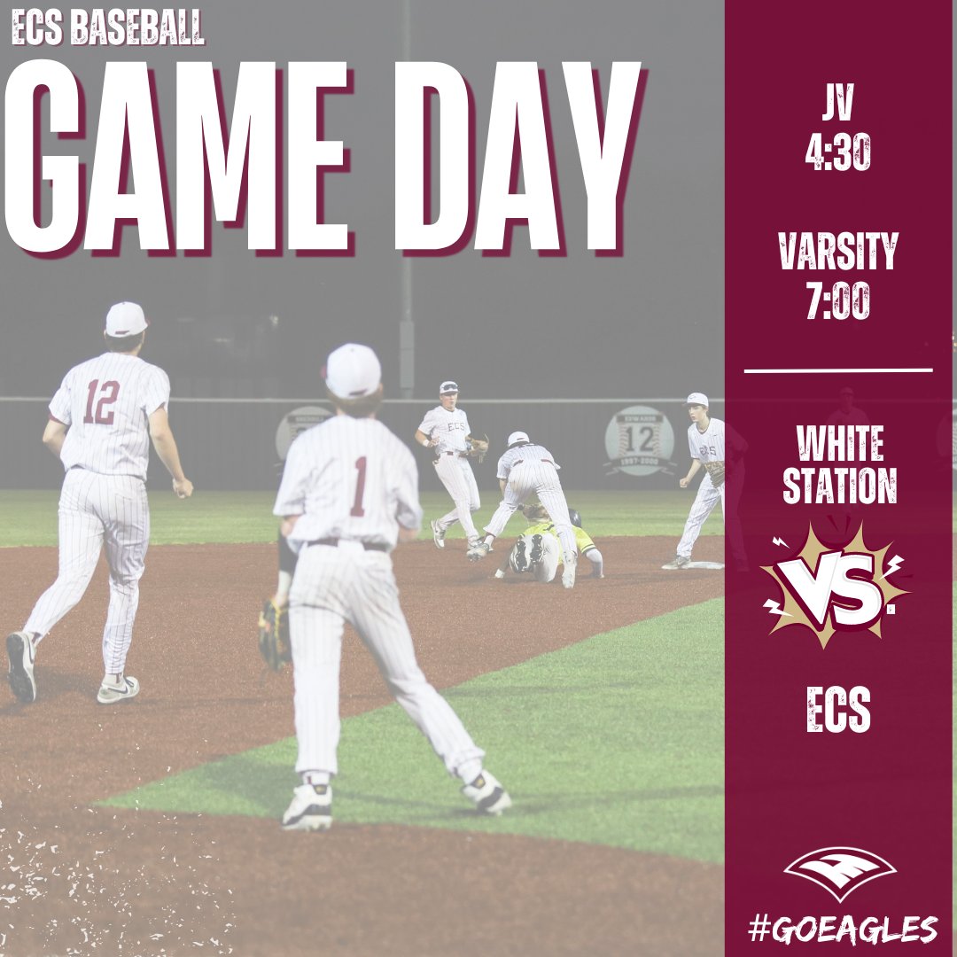 UPDATE!!! Senior Night for Baseball has been canceled for tonight. The games will still go on (if the weather allows). The Eagles take on White Station with JV starting at 4:30 and Varsity at 7:00! #GoEagles