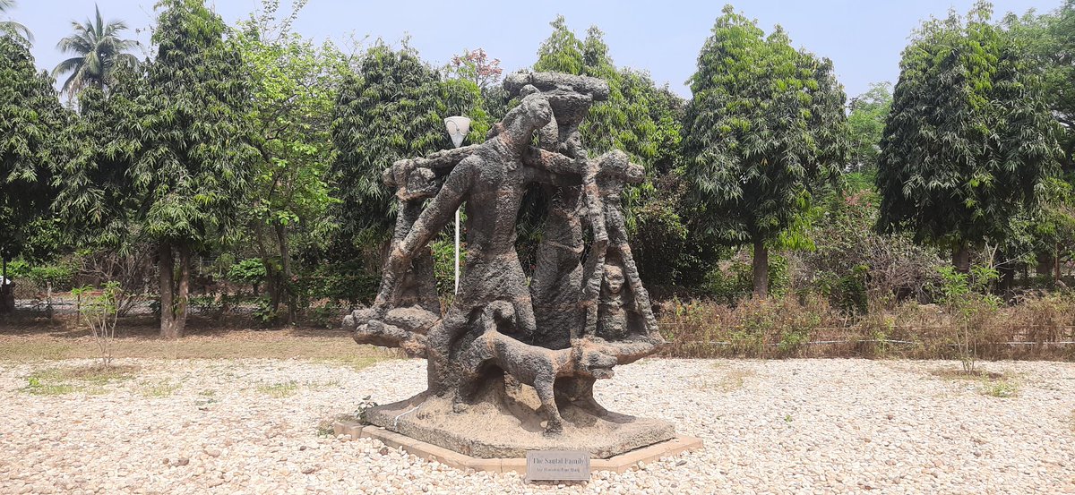 Sculpture by Ramkinkar Baij at Santiniketan. It's wonderful! #Artforartsake #PositiveVibesOnly