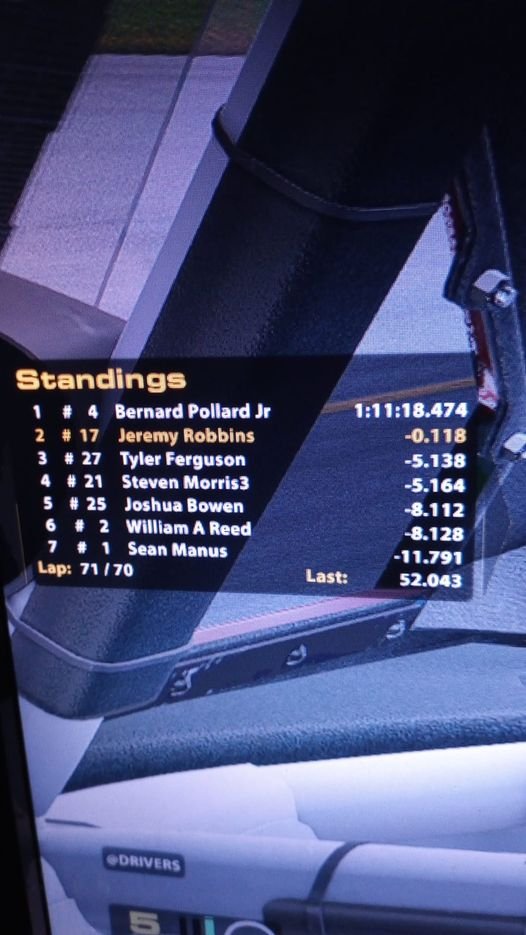 Southern Broadcast Racing Network (@sbracingnetwork) on Twitter photo Been a year since I pushed this guy to a win after turn 4 chaos lol.. <a href="/Crushboy31/">Bernard Pollard Jr</a> Been a year since I pushed this guy to a win after turn 4 chaos lol.. <a href="/Crushboy31/">Bernard Pollard Jr</a>
