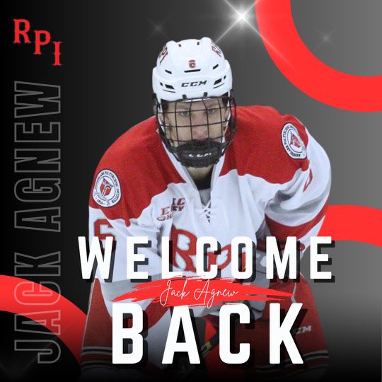 RPI_Hockey's tweet photo. YEAR 5️⃣

John Beaton, Jake Lee, Jack Agnew, and Jake Gagnon are returning for the 24-25 season! 

Every Day a Champion

#LetsGoRed https://t.co/yLRegPiez1