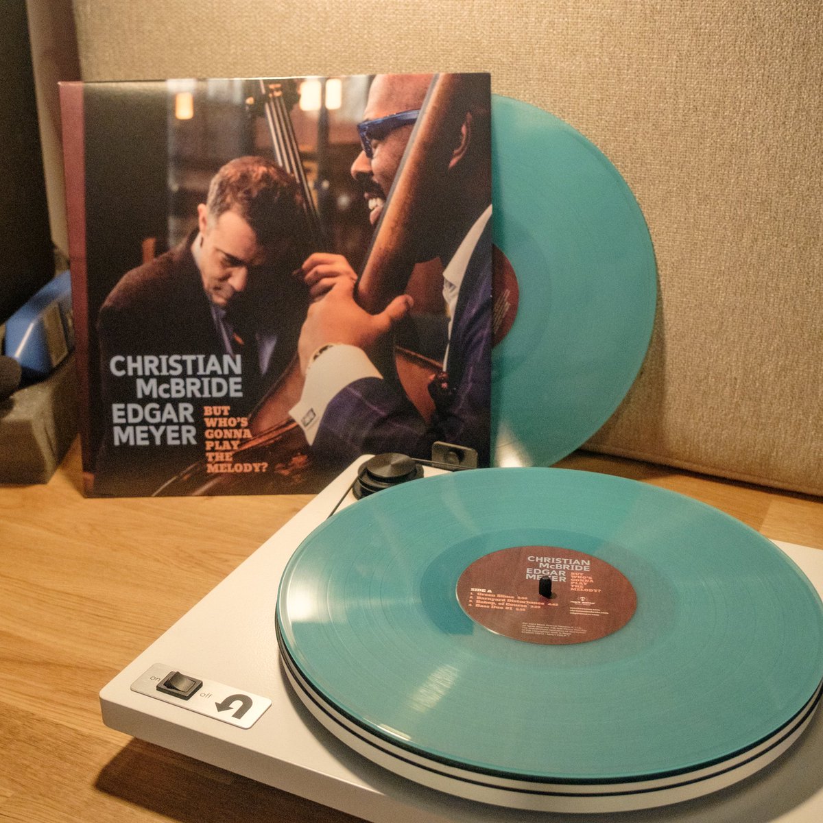 MackAvenueMusic's tweet photo. Saturday is #RecordStoreDay! Here's what's waiting for you:

🔵 #ChristianMcBride &amp; #EdgarMeyer - But Who’s Gonna Play the Melody? (Light Blue Translucent)
🟡 #GhostNote - Mustard n’Onions (Yellow/Orange Eco Mix)
🔵 #KennyGarrett &amp; #Svoy - Who Killed AI? (Blue Eco Mix) https://t.co/PtWG6Vwh7X
