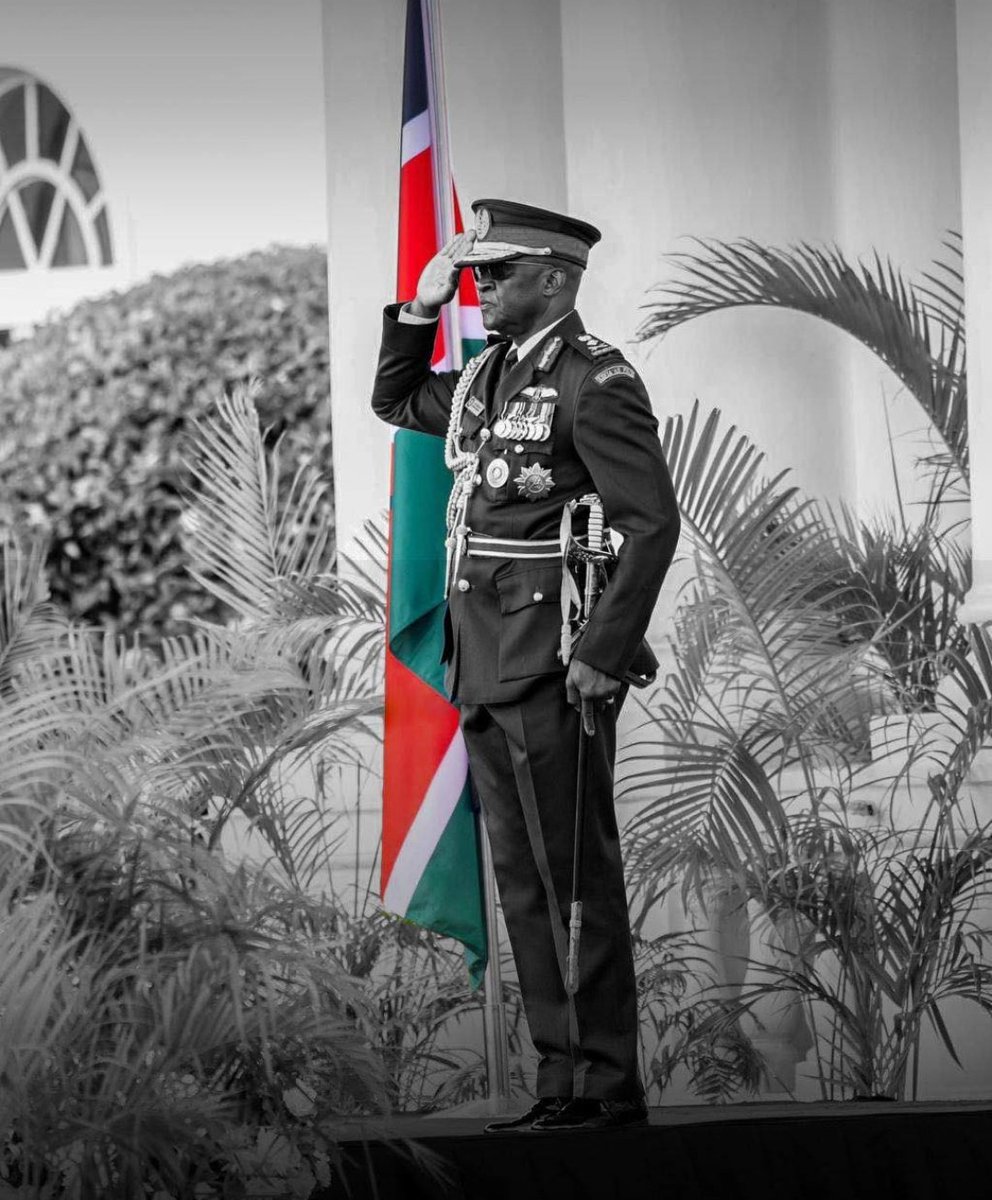 R.I.P Chief of Defence Forces Gen. Francis Ogolla. Our thoughts and prayers are with you and your family.
