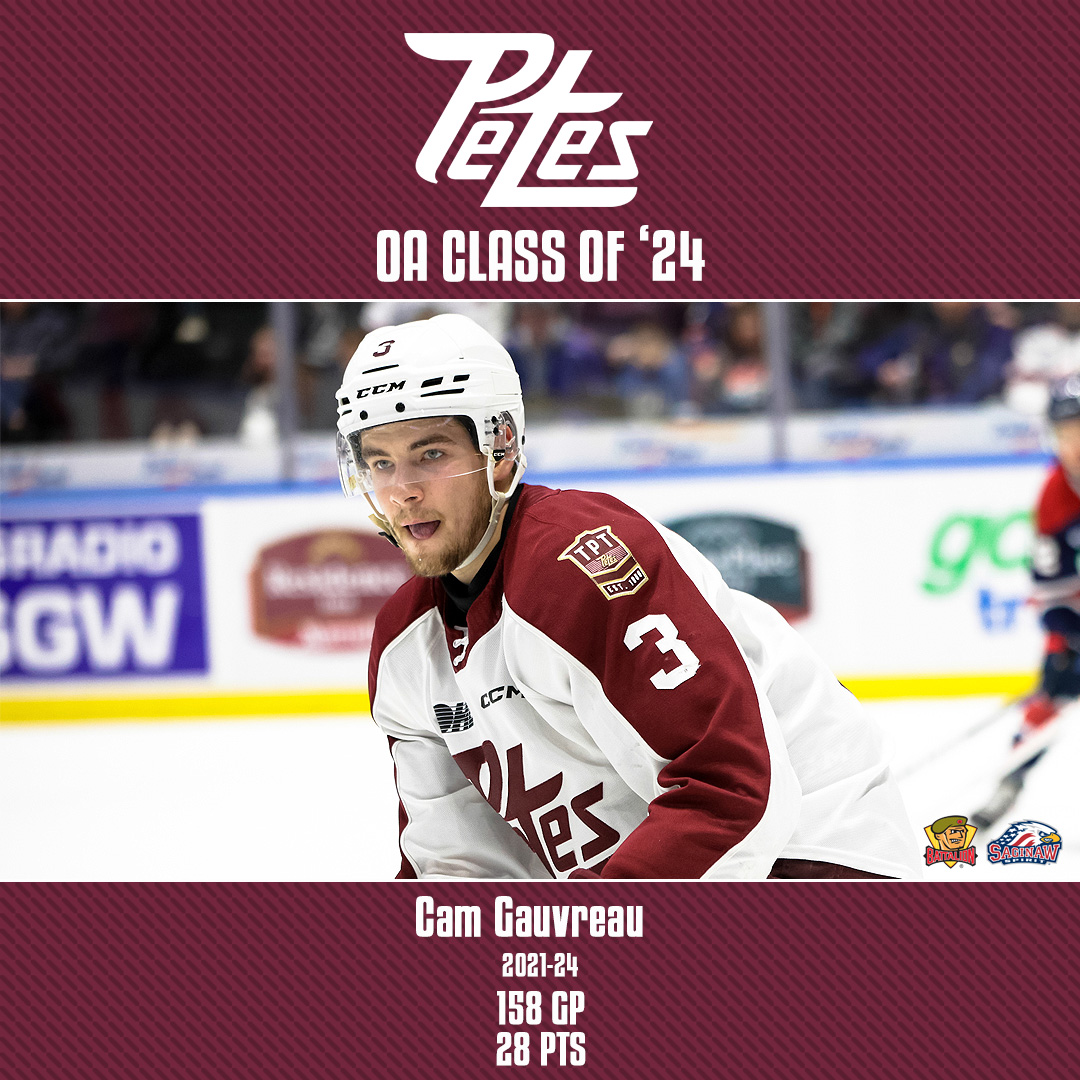 A physical presence who hoisted the J. Ross Robertson Cup last spring, @PetesOHLhockey graduate Cam Gauvreau joins the #OHLAlumni, taking his talents to @GeeGeesMHKY in the fall 🎓