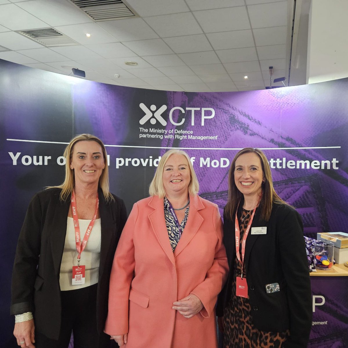 Encouraging to see so many attendees at the @CTPforEmployers Employment Fair today, and a good opportunity to hear about changes to the CTP delivery contract. I also met Kat Barrett from @wincantonplc afterwards to hear about innovations in employing #veterans and ex-offenders.