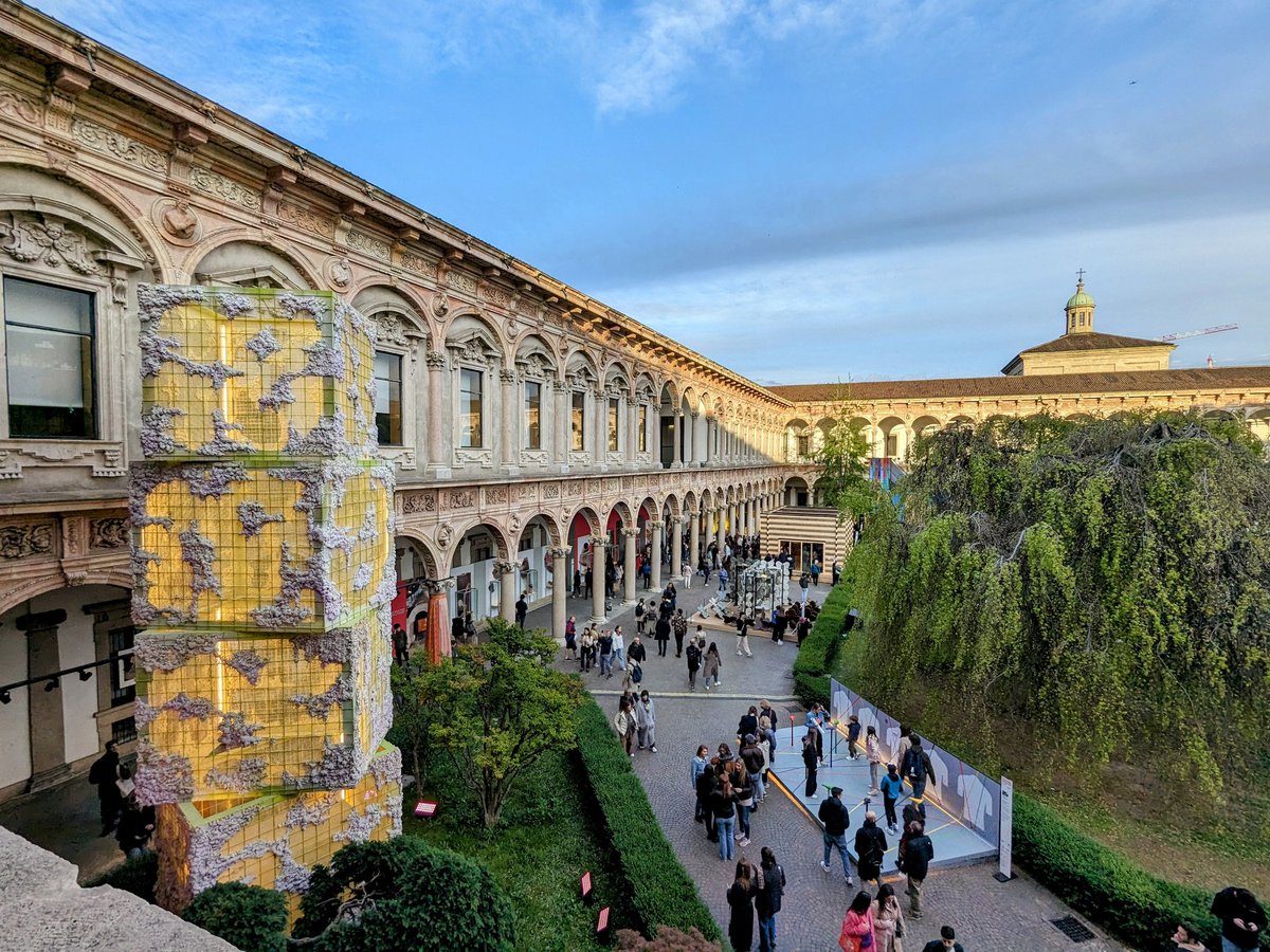 Milan university campus hijacked by #MilanDesignWeek