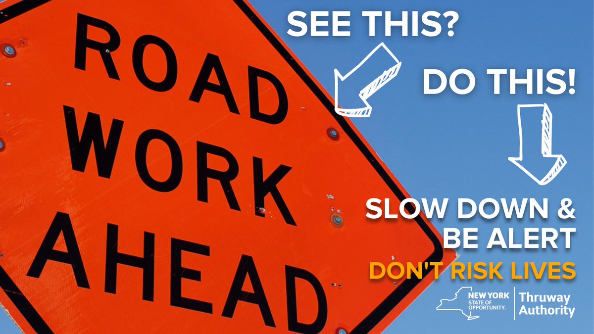 #NWZAW: When you see this sign, slow down and be alert. Lives depend on it. 👷‍♀️🦺👷 Work zones are temporary. Actions behind the wheel can last forever.