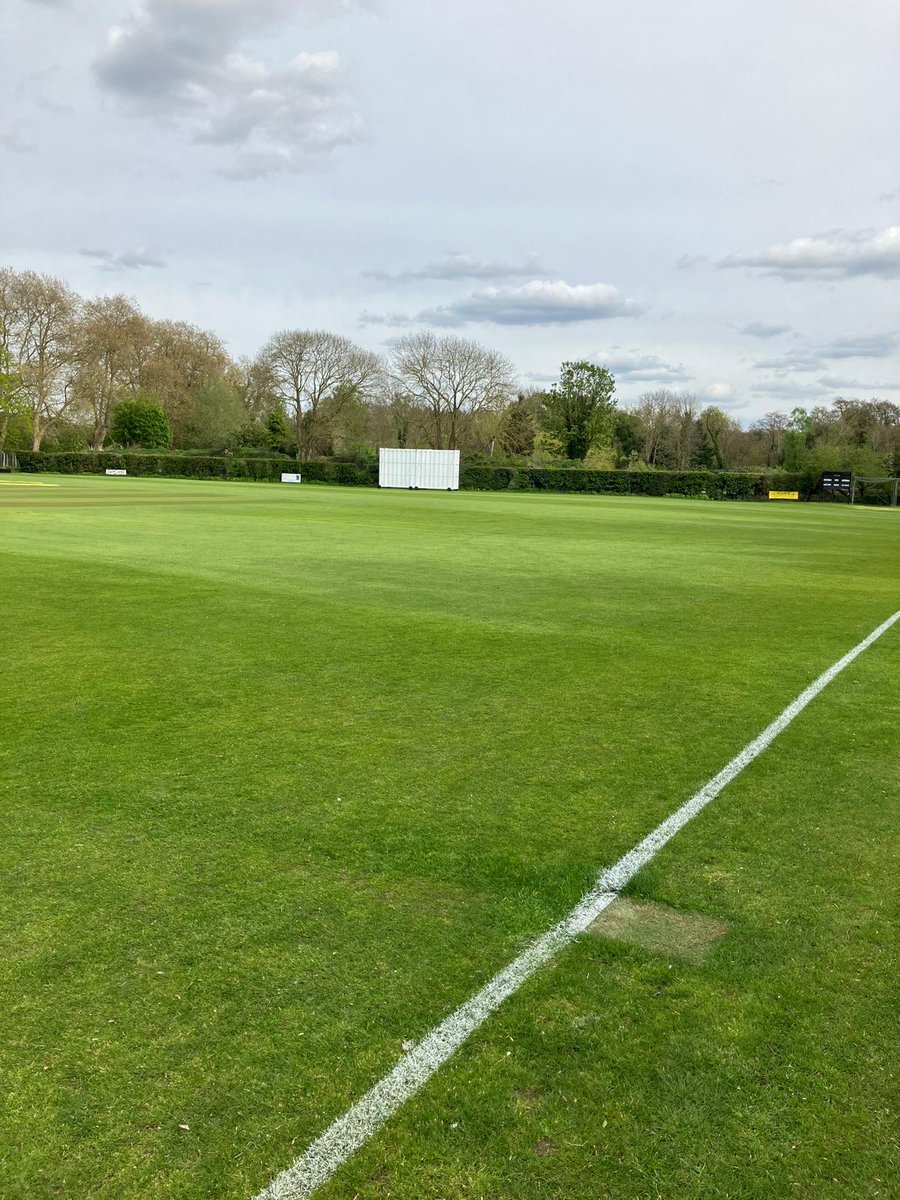 Productive week <a href="/BexleyCC/">Bexley CC</a> ahead of the first friendlies of the season. Outfield cut and picking up nicely after being fed eight days ago. Square brushed/cut and wickets ready for weekend games. Tough conditions with heavy wind and showers but managed to crack on.

#alwaysawindow