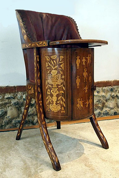 #Child’s #highchairs date from as far back as the #17thcentury. This one from #TheNetherlands is from the turn of the #19thcentury. 
facebook.com/antiquesandmor…