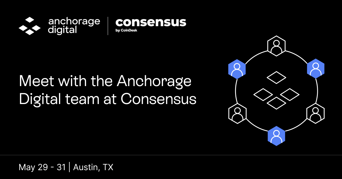 The Anchorage Digital team is returning to Austin for @consensus2024 happening May 29th to 31st. If you're attending, request a meeting with the team to learn more about Anchorage Digital. anchorage.com/coindesk-conse…