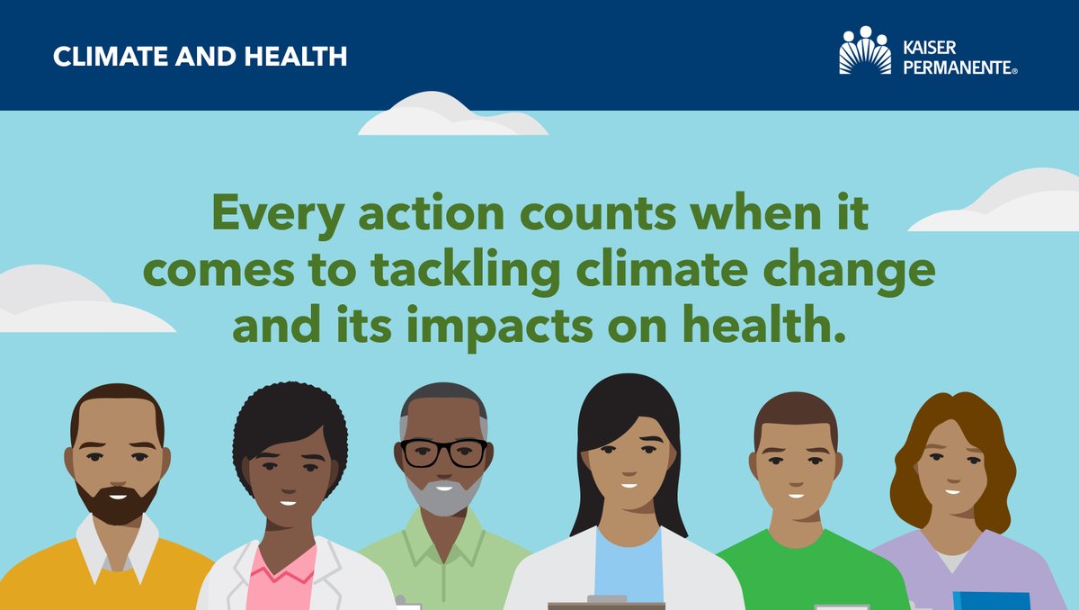 #ClimateChange and health are interconnected, and the worst impacts are felt by those who are most vulnerable. Ahead of #EarthDay on April 22, our employees and physicians are passionately raising awareness about the health impacts of climate change. k-p.li/3UiZHCP