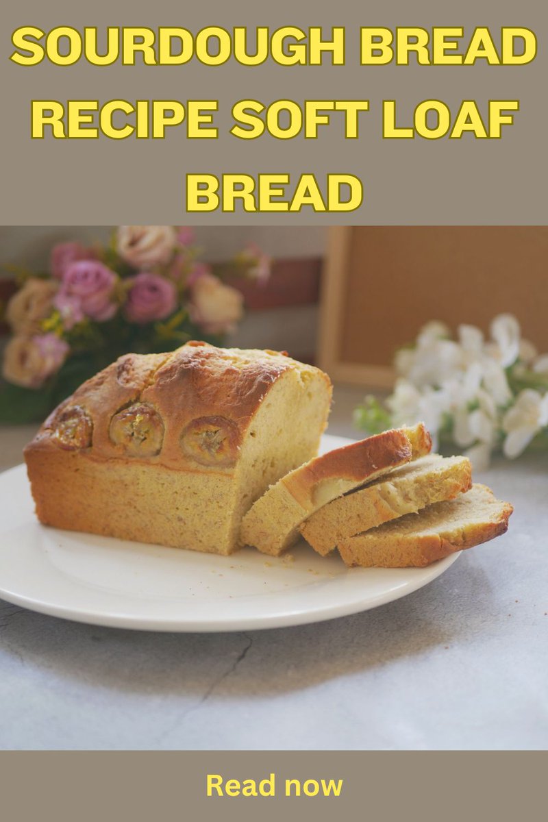 Craving comfort? Dig into the warmth of #homemade #sourdough soft #loaf #bread! 🍞✨ With its irresistible aroma and soft texture, this #recipe is your ticket to heavenly slices of joy. Get ready to knead, rise, and savor every fluffy bite. #SourdoughBread #BakingBliss