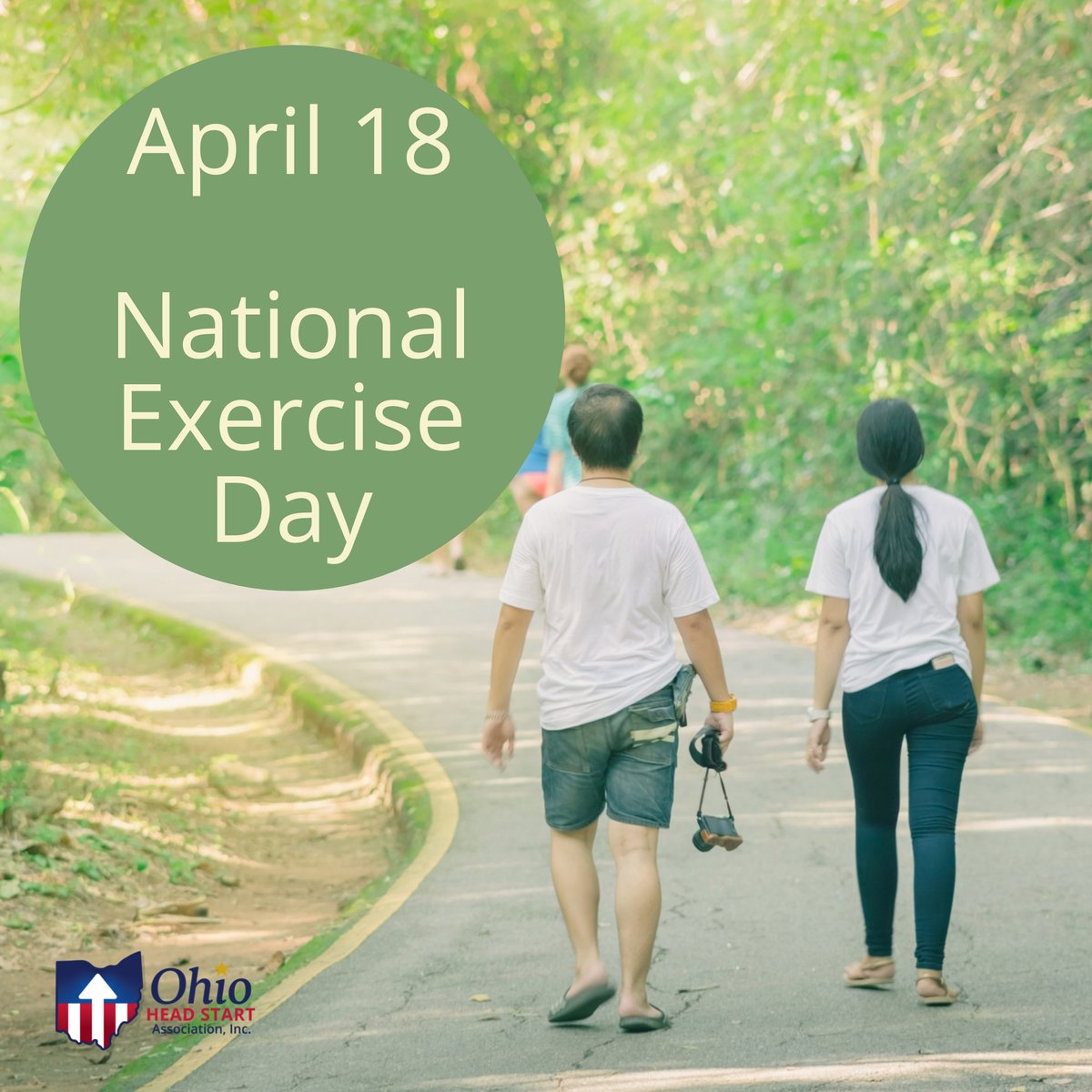 Today is National Exercise Day! Any activity counts! You can walk🚶‍♀️, dance💃, run🏃, weight lifting🏋️ and more. Kick off the Spring and Summer push to increase your exercise! I Share a picture 📸 below of how you exercised today & remember ANY ACTIVITY COUNTS! #OHSAI #Exercise