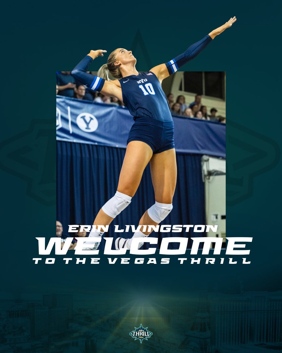 Welcome to Vegas, @_erin_anderson !! #JoinTheRide🎢 | #RealProVolleyball #ProVolleyball