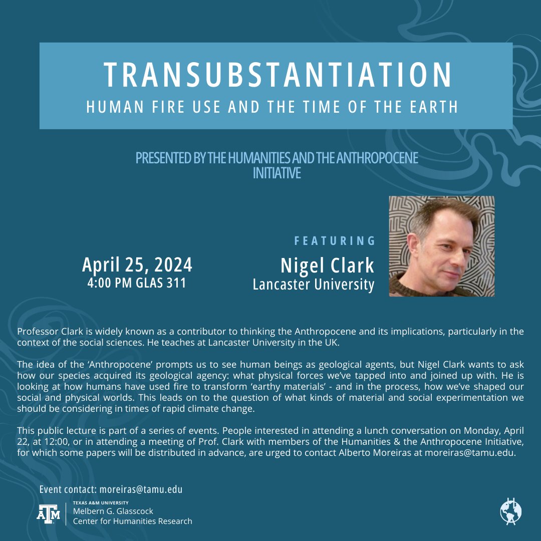 Check out this amazing event next week! #glac #tamu #transubstantiation