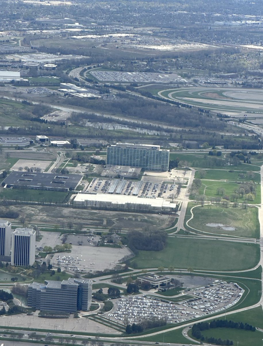 Exactly one year ago, almost to the minute, I was flying over @Ford HQ on a connection flight to begin our trip to Norway to launch the F-150 Lightning. I thought this picture was so fitting. It was still a huge secret and I couldn’t tell anyone! 🛻⚡️🇳🇴