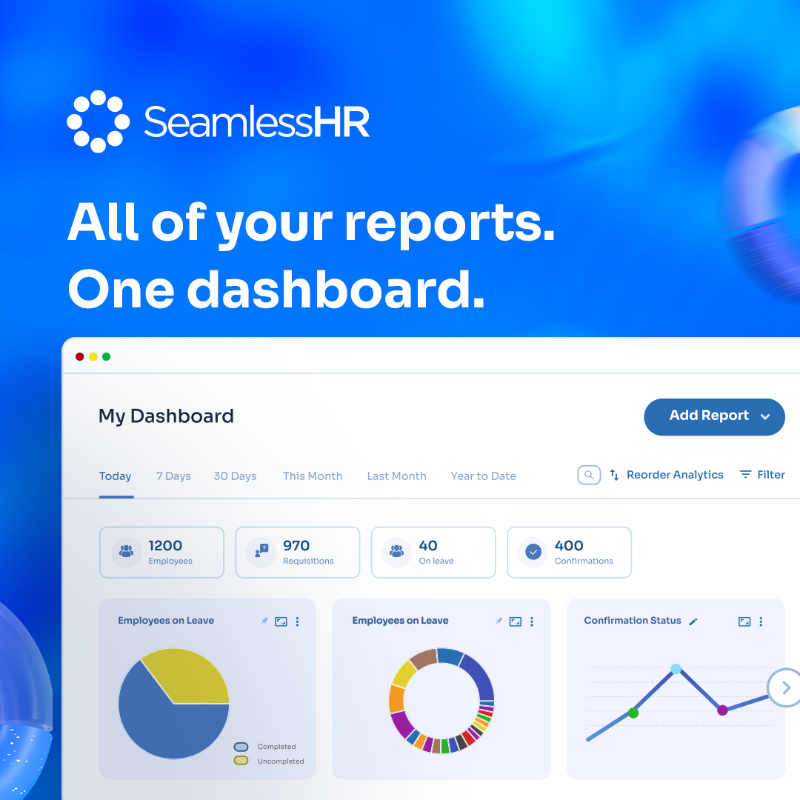 Seamless_hr's tweet photo. It's never been easier to streamline your HR processes and get real-time insights on your workforce for data-driven decision-making.