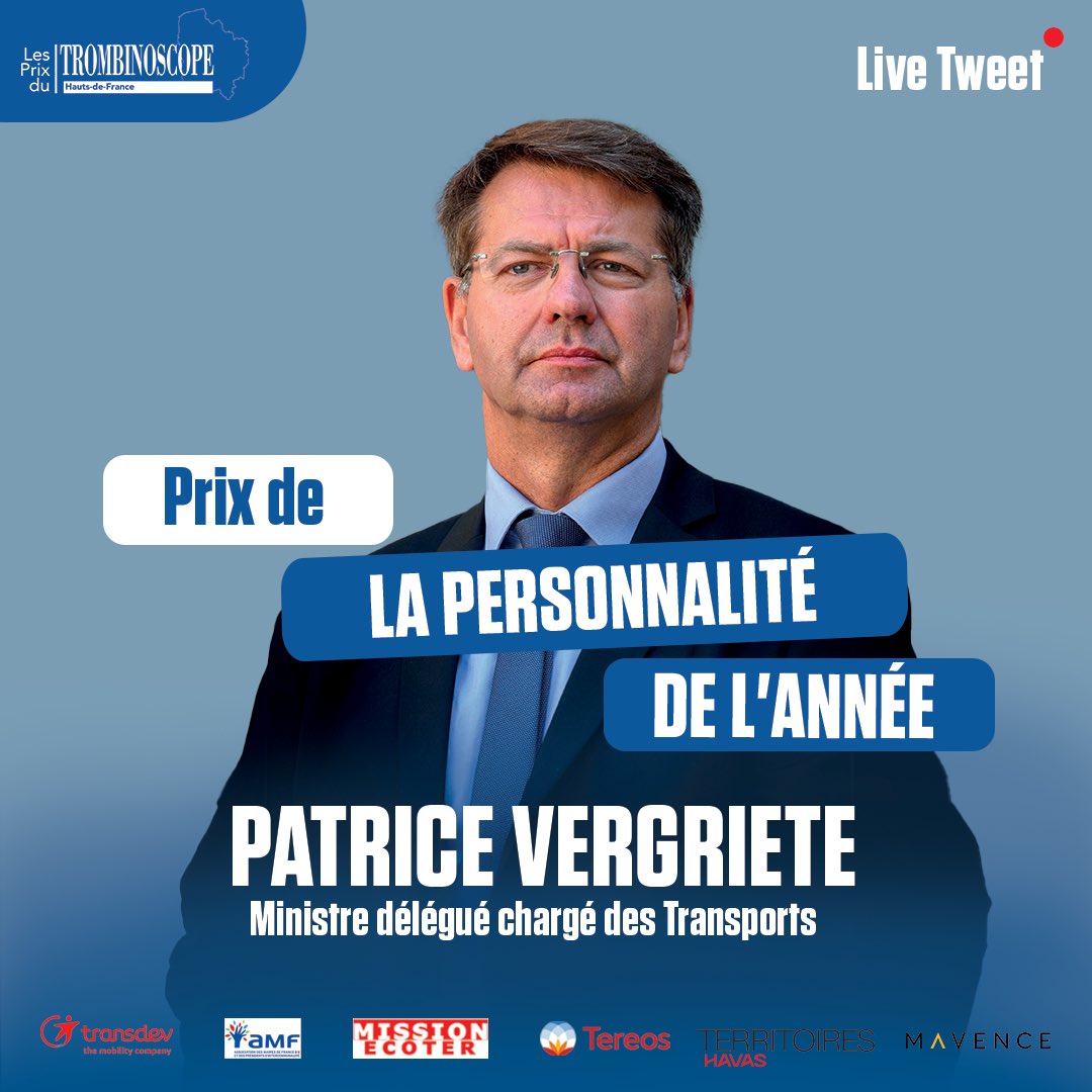 Le Trombinoscope (@letrombinoscope) on Twitter photo #Direct🔴
#Prixdesterritoires2024 #RégionHautsdeFrance
Prix de la personnalité de l’année
#PatriceVergriete
Prix remis par Jean-François Duquène (<a href="/Nordlitt/">Nord Littoral</a>)
#HautsdeFrance
#CérémonieduTrombinoscope #Direct🔴
#Prixdesterritoires2024 #RégionHautsdeFrance
Prix de la personnalité de l’année
#PatriceVergriete
Prix remis par Jean-François Duquène (<a href="/Nordlitt/">Nord Littoral</a>)
#HautsdeFrance
#CérémonieduTrombinoscope