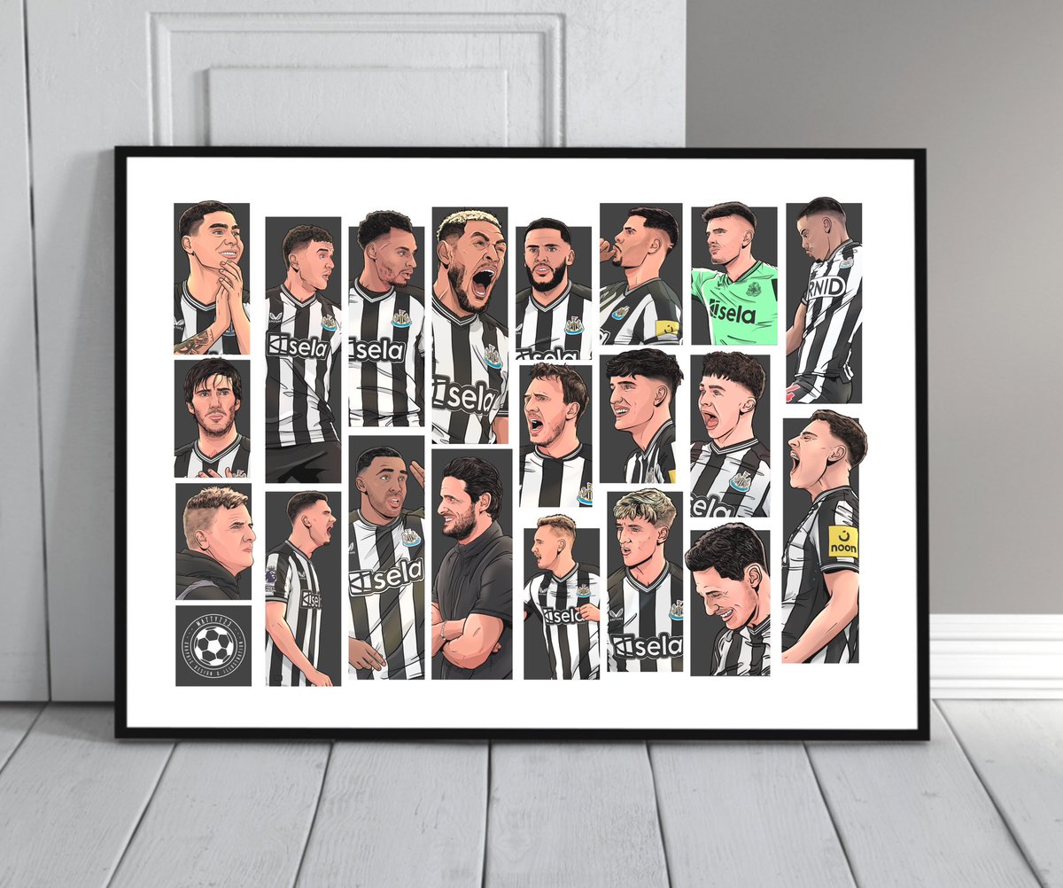 Unforgivably I’d left off Guimaraes and Dan Burn, but I’ve now added them both along with Jason Tindall & Nick Pope… So can everyone please give this a retweet as there seemed to be some interest in this earlier on today… I’ve added this to the shop this evening under the