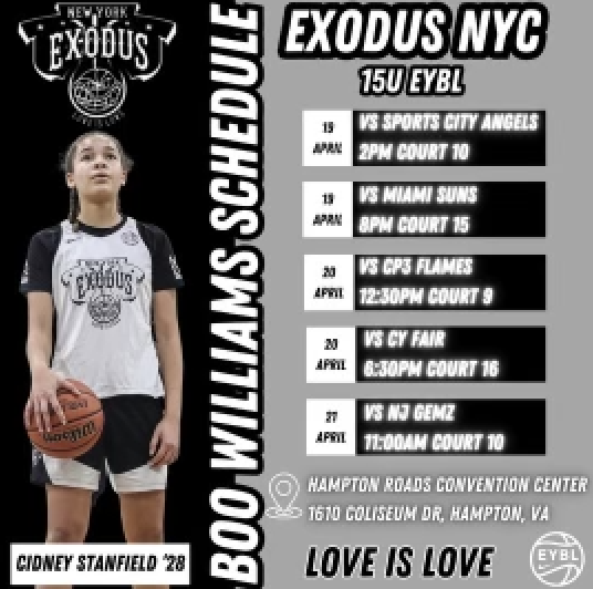 Good luck to Mary Ganim '28 and her @Exodushoops 15U EYBL team down at Boo Williams this weekend. Mary will be a new 2028 grad with #Team54 youtube.com/watch?v=BuImf9…