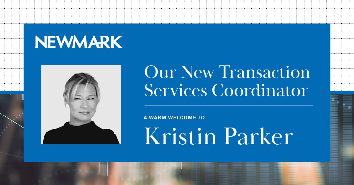 NewmarkACRES's tweet photo. We are pleased to welcome Kristin Parker as the newest member of our team! Kristin will serve as a Transaction Services Coordinator here in our Salt Lake City office with Skyler Peterson, Tre Bourdeaux, Parker Taggart and Tanner Pulsipher.

#newmark #CRE #UtahCRE https://t.co/Z7nnBenXO5
